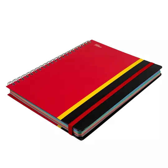 Cuaderno profesional Printaform pasta dura cuadro grande 100 hojas 1 pz.