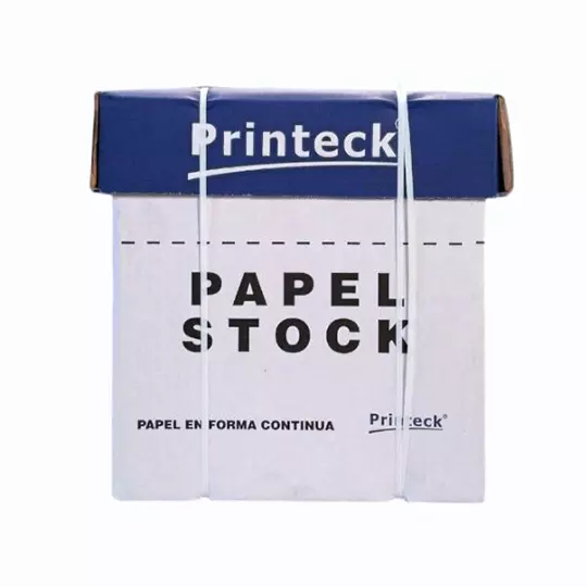 Caja de papel stock Printeck de 9.5" x 5.5"  2 tantos