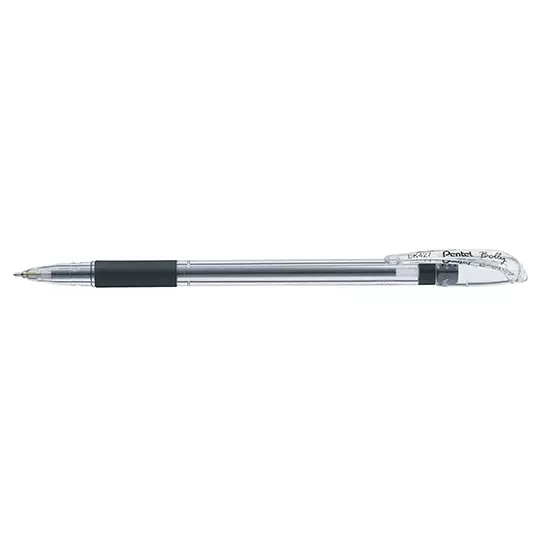 Boligrafo stick Pentel Bolly negro puno 0.7 caja 12 pz