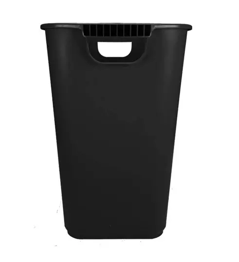 Cesto jumbo con aza Sablon color negro.