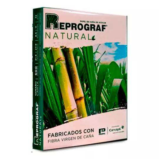 Caja de papel bond Ecologico Reprograf natural tamaño carta beige 72gr.