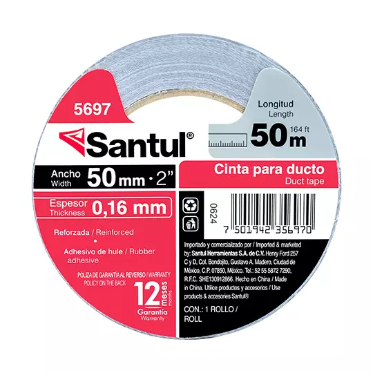Cinta para ducto santul 50 m.