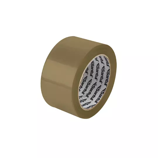 Cinta empaque adhesiva SANTUL canela de 48MM X 150M