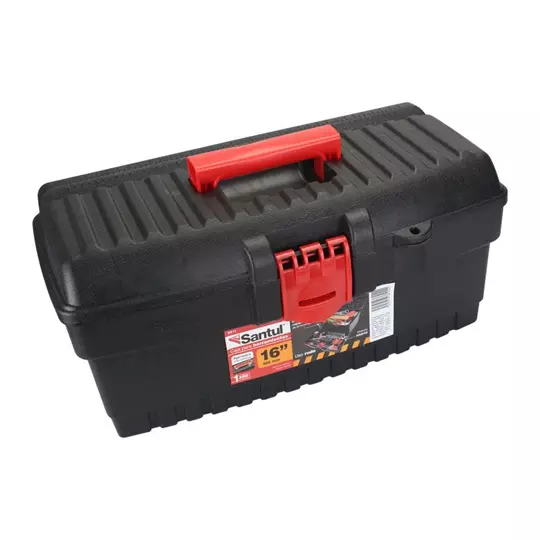 Caja para herramientas Santul color negra de 16"