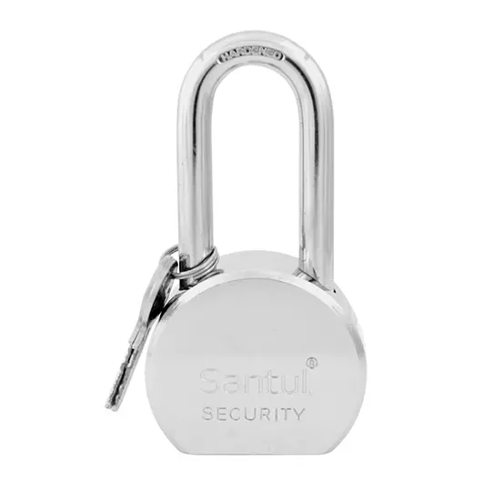 Candado SANTUL de  acero 65mm Maxima Seguridad gancho largo