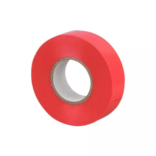 Cinta de aislar santul 9 m rojo.