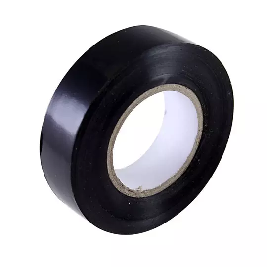 Cinta de aislar santul 9 m negro.