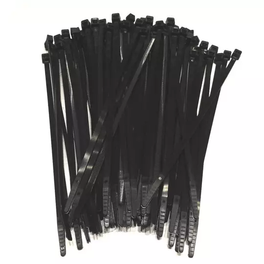Cinchos de plástico santul 4.8 x 350mm bolsa de 50 pzas color negro