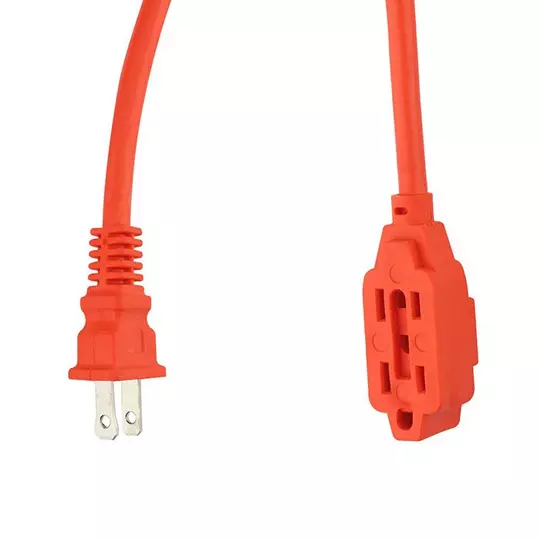 Extensión de uso rudo Santul 15 m naranja 2x16 AWG