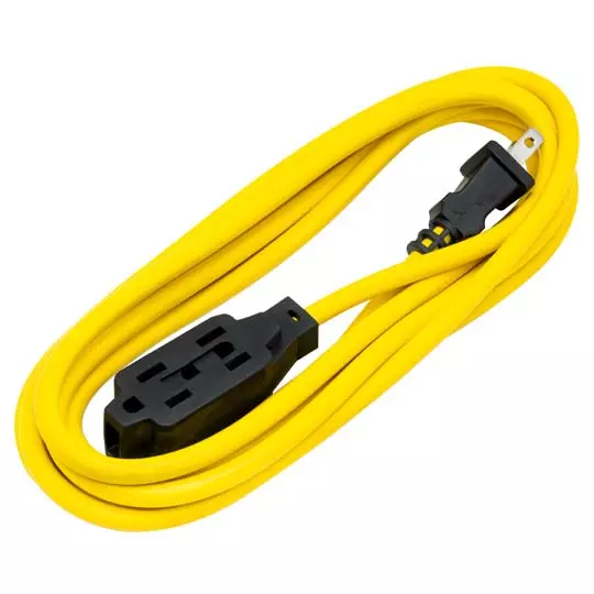 Extensión de 3 contactos santul 3 M color amarillo