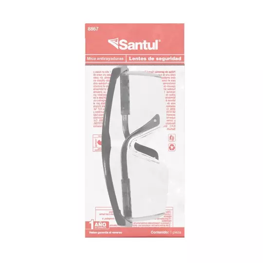 Lentes de seguridad santul ajustables ansparentes