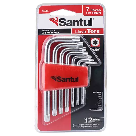 Llaves torx Santul juego de 7 pzas.