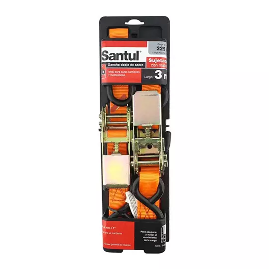 Sujetador con matraca Santul 3 m  jue de 2 piezas