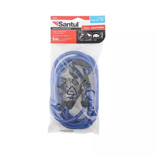 Tensores ajustables Santul 40' azul jue go de 2 piezas