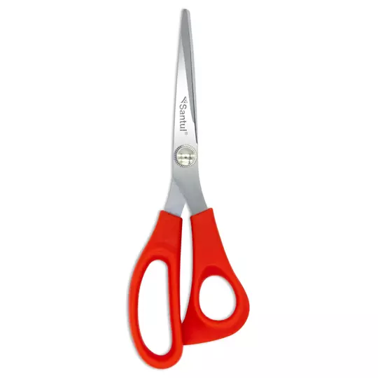 Tijeras SANTUL de 17 CM (7 pulgadas) color rojo.
