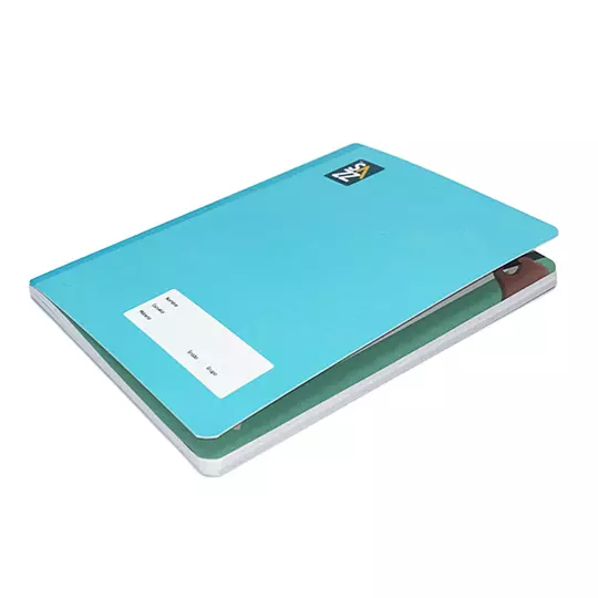 Cuaderno profesional SAZZ Unicolor cosido raya con 100 hojas