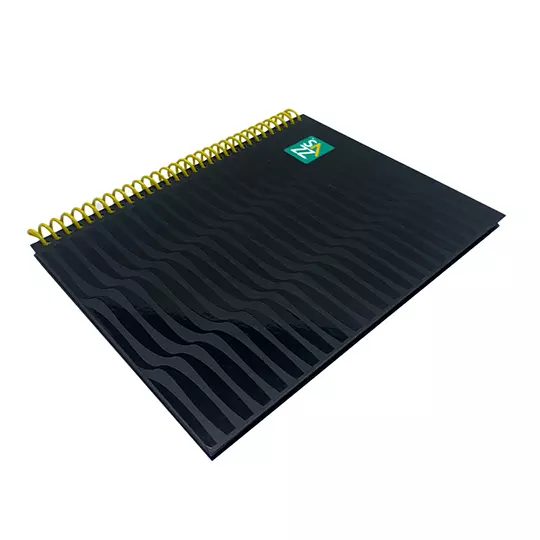 Cuaderno profesional SAZZ Classic pasta dura raya con 100 hojas