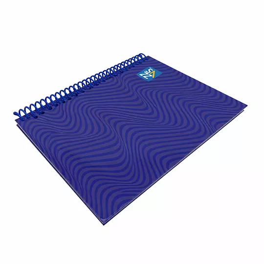Cuaderno profesional SAZZ Classic pasta dura cuadro grande C7 con 100 hojas