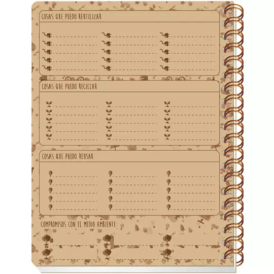 Cuaderno profesional SCRIBE Ecológico raya con 100 hojas
