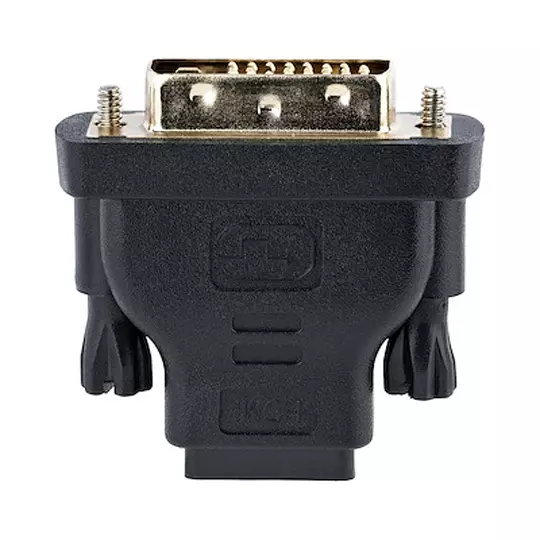 Adaptador Convertidor Startech HDMI Hembra - DVI-D Macho, Negro