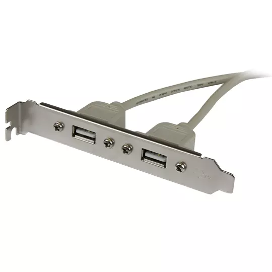 Adaptador Startech placa USB a hembra 2 puerto