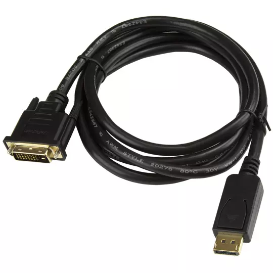 Cable Startech 1.8m de video dp a dvi sivo