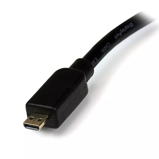 Convertidor Adaptador Startech Micro HDMI 19-Pin Macho a VGA 15-Pin Hembra, Negr