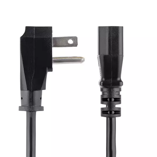 Cable de 1.8m de Alimentación para Computadora18AWG, plano NEMA 5-15P a C13