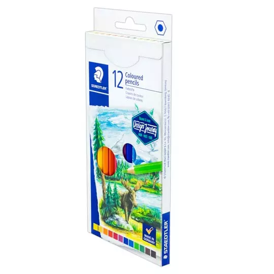 Lápices de color Staedtler Design Journey y clásicos caja con 12 piezas