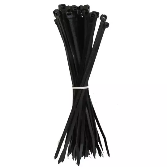 Cinchos sujetacables STEREN TY24NE de 3.6 mm x 15 cm color negro 100 piezas