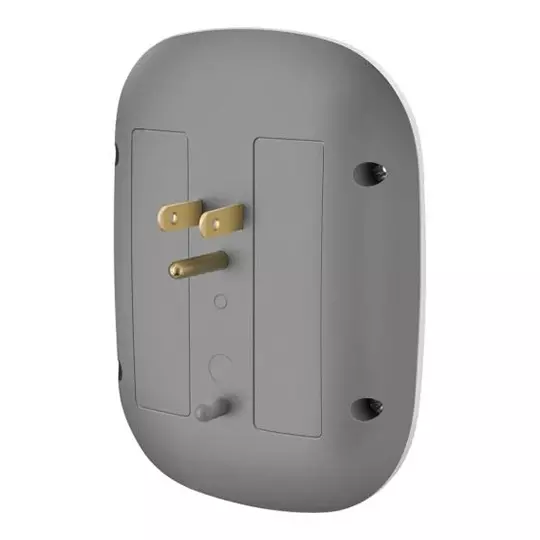 Multicontacto de pared STEREN con supresor de picos 3 salidas, carga usb y usb c