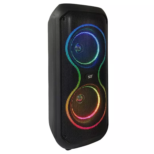 Bocina inalambrica Portatil STF  Mod.Encode c/luz led RGB con bateria recargable