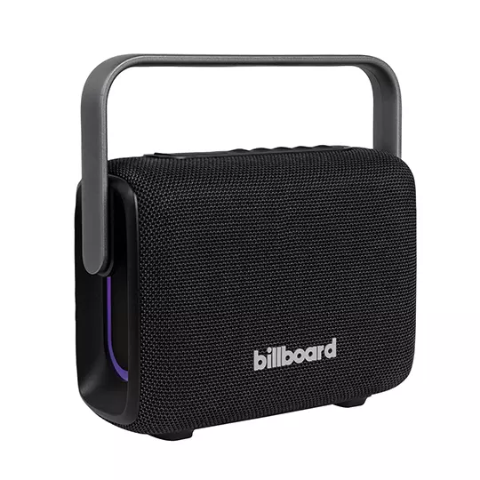 Bocina Portatil BILLBOARD  Mod. Carbono Reflect color negro
