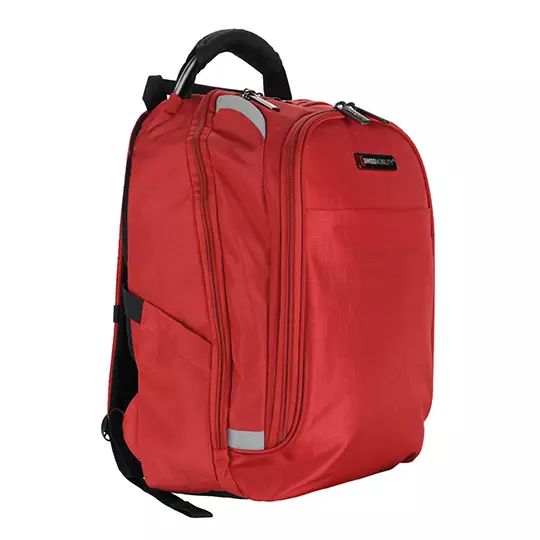 Mochila porta laptop Swissmobility ZION 15.6" color rojo