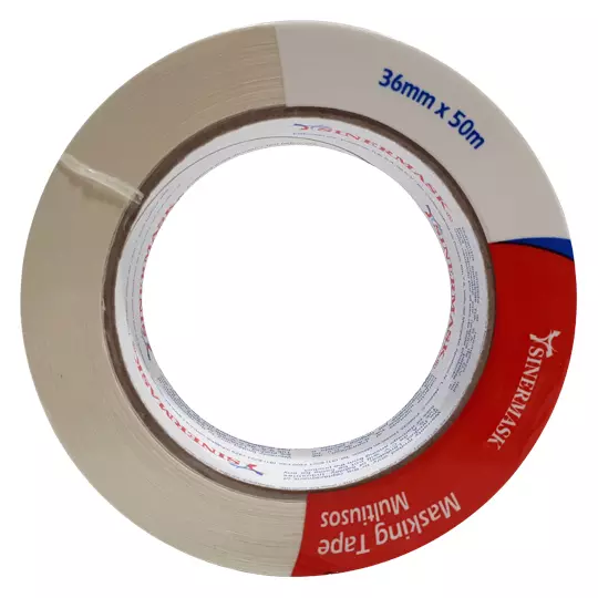 másking tape tipo 106 TUK "Sinermask" 36mm x 50m, lor blanco, 1 pza