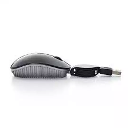 Mouse Verbatim óptico mini travel alámbrico negro