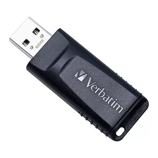 Memoria Verbatim USB 32GB slider black.