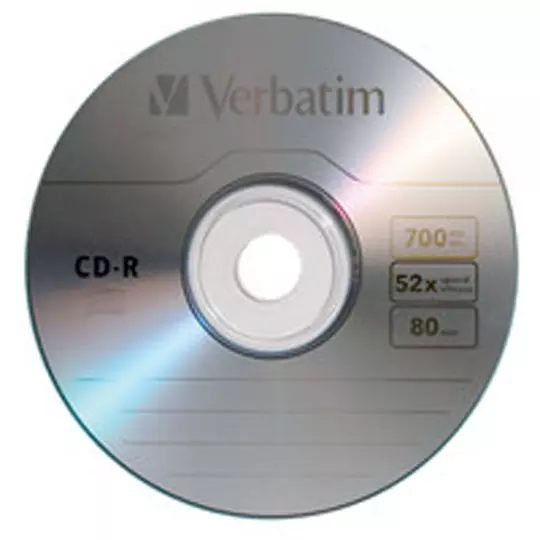 Disco Verbatim CD-R 52X 700MB TORRE 100PK