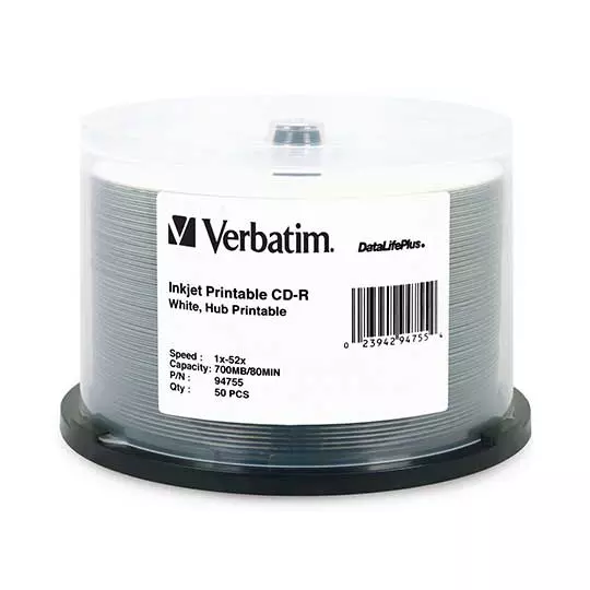Disco Verbatim CD-R 80min 700MB dl+ 52x.