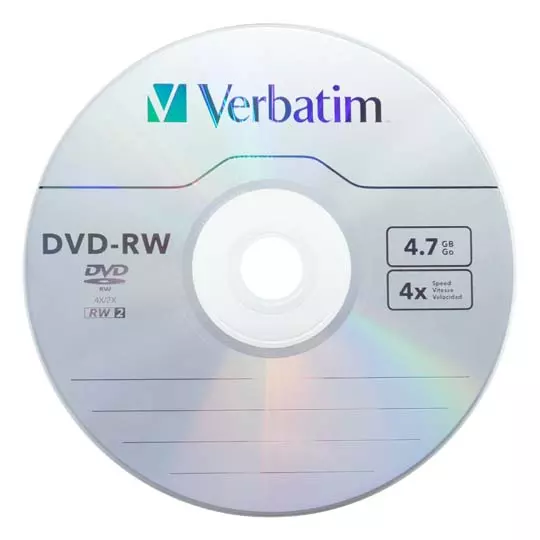 Disco Verbatim DVD-RW 4.7GB 4x individual