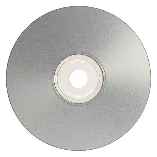 Disco Verbatim CD-RW 4x 700MB 80min, 1 torre con 50 piezas.