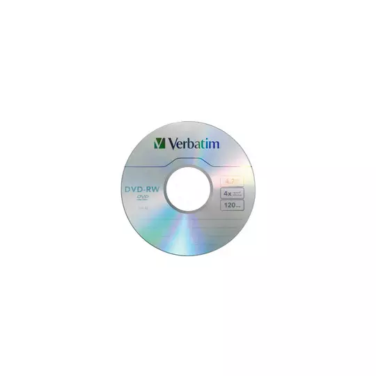 Disco Verbatim DVD-RW 4.7 GB 4x con 30 pzas