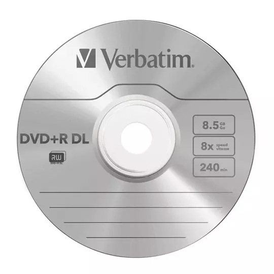 Disco Verbatim DVD-R dl 8.5GB 8x box 5 pzas