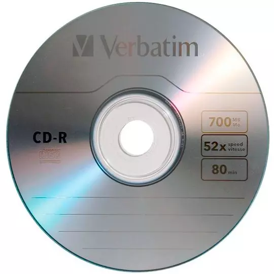 Disco Verbatim CD-R 52x 700MB 80min s e individual