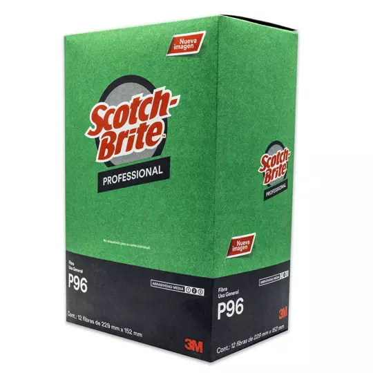 Fibra verde Scotch-brite 3M caja con 12.