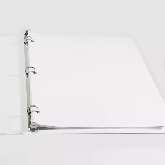 Carpeta panorama herraje O 0.5" ACCO color blanca, tamaño carta
