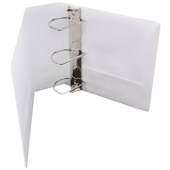 Carpeta panorama herraje D 4" ACCO color blanca, tamaño carta