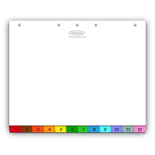 Separador multidex 12 divisiones ACCO tamaño carta