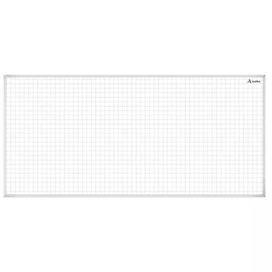 Pintarrón metálico esmaltado escolar Phantom Line Alfra 120 x 180 cm