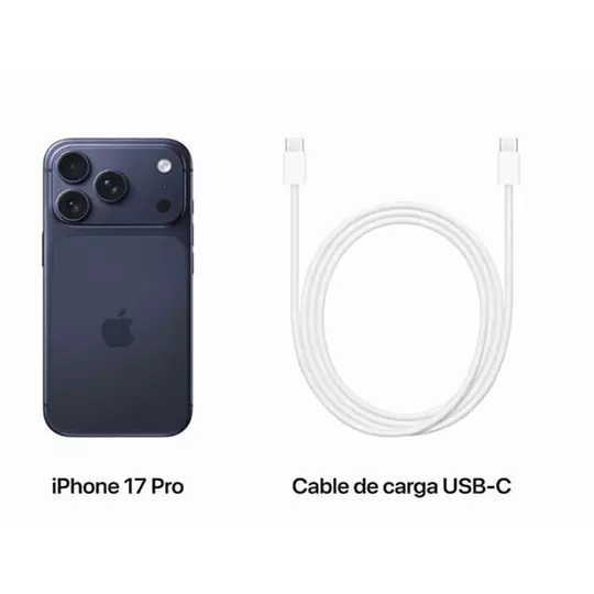 Apple iPhone 17 Pro, 256 GB, Azul.